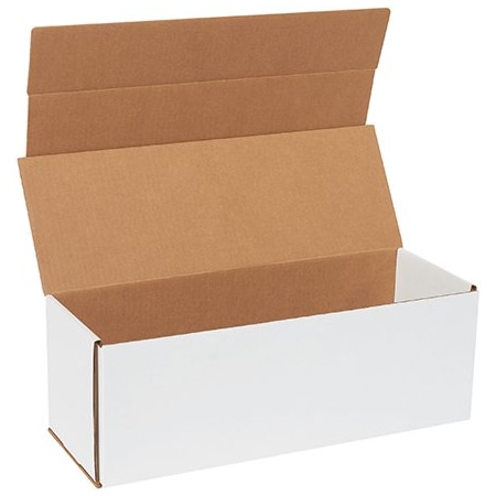 Bsc Preferred 17 x 6 x 6'' White Corrugated Mailers, 50PK BUY00014650